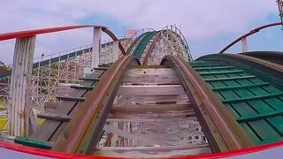 Montaña Rusa Defunct Wooden Roller Coaster POV Both Sides La Feria Chapultepec Mexico City