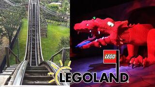 LEGOLAND Florida Roller Coasters! Front Seat POV!