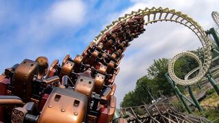 Python Roller Coaster Back Seat POV - Efteling