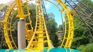 Loch Ness Monster Roller Coaster! Front Seat POV! Busch Gardens Williamsburg