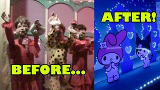 Lina World Dark Ride 2009 Vs 2018 Version! Carnival Fantasy & Hello Kitty! Japan