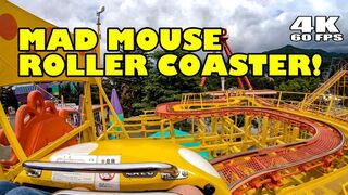 Mad Mouse Roller Coaster POV! INSANE! Fuji-Q Japan 4K60 富士急ハイランド