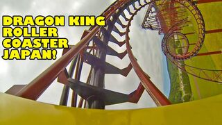 Dragon King Roller Coaster Front Seat POV Hokkaido Greenland Japan